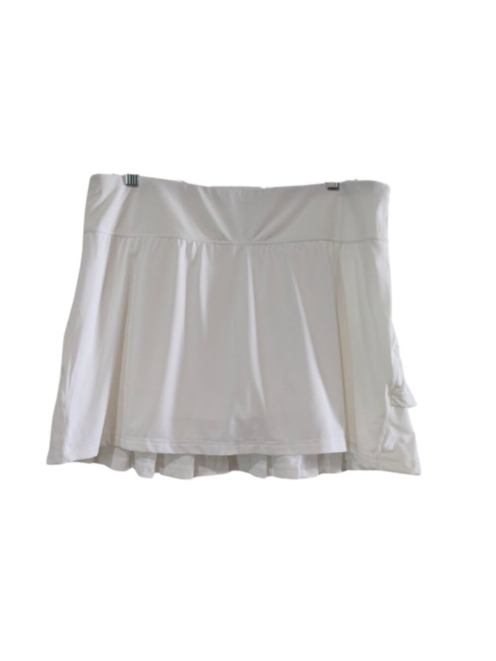 Ideology Women's Athletic Skort White, Size XL, Ruffle, Tennis, Moisture Wicking
